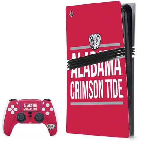 University of Alabama Crimson Tide PS5 Pro Bundle Skin