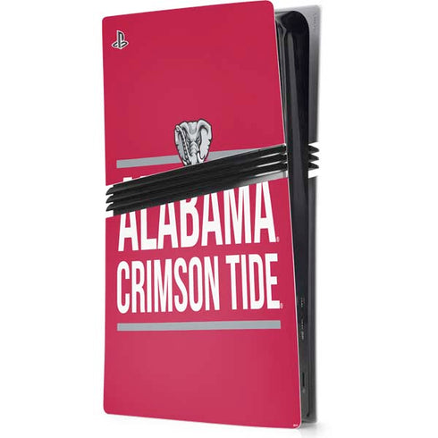 University of Alabama Crimson Tide PS5 Pro Console Skin
