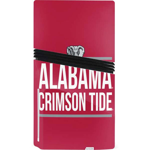 University of Alabama Crimson Tide PS5 Pro Disk Console Skin