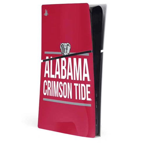 University of Alabama Crimson Tide PS5 Slim Digital Edition Console Skin