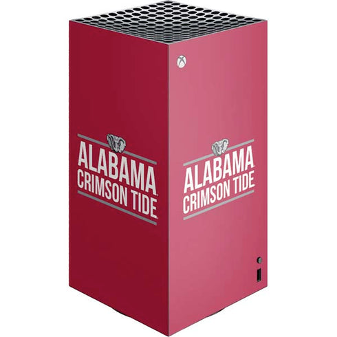 University of Alabama Crimson Tide XBox Series X Digital Edition Console Skin