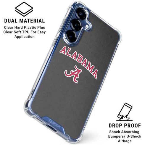 University of Alabama Logo Galaxy S25 Plus Clear Case