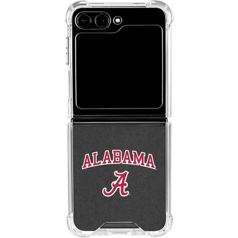 University of Alabama Logo Galaxy Z Flip6 Clear Case
