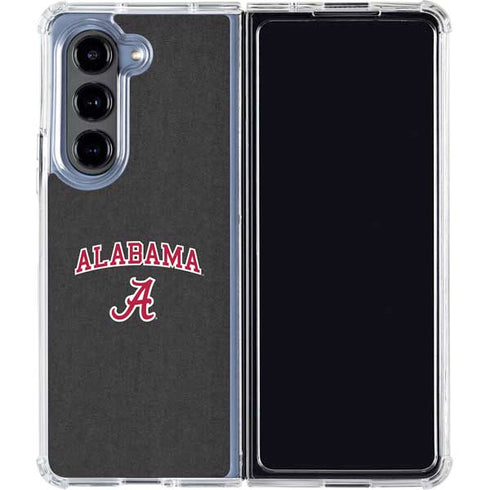 University of Alabama Logo Galaxy Z Fold5 5G Clear Case