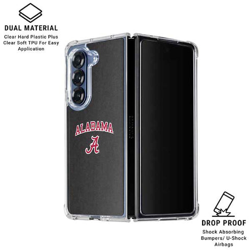 University of Alabama Logo Galaxy Z Fold6 Clear Case