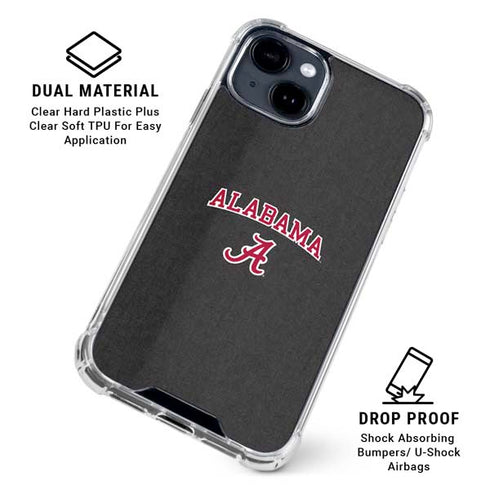 University of Alabama Logo iPhone 15 Clear Case