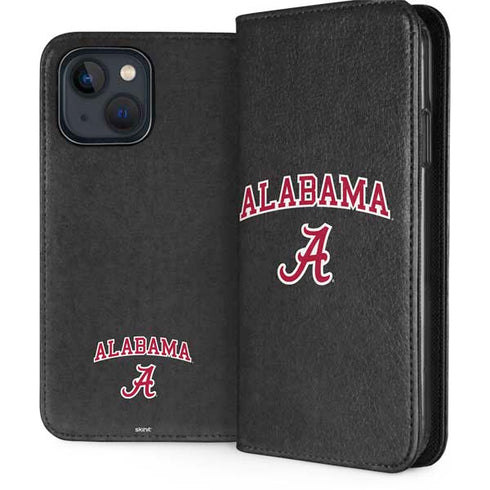 University of Alabama Logo iPhone 15 Plus Folio Case