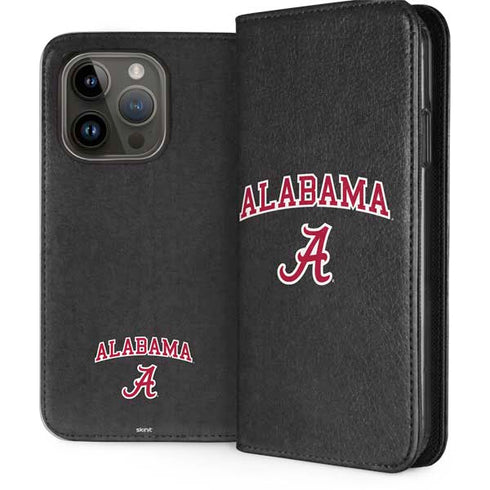 University of Alabama Logo iPhone 15 Pro Folio Case