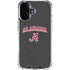 University of Alabama Logo iPhone 16 Clear Case