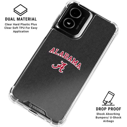 University of Alabama Logo Moto G Power 5G (2024) Clear Case