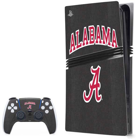 University of Alabama Logo PS5 Pro Bundle Skin