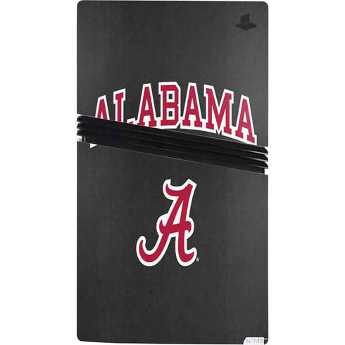 University of Alabama Logo PS5 Pro Console Skin