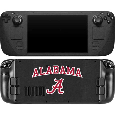 University of Alabama Logo Steam Deck Handheld Gaming Computer OLED Skin