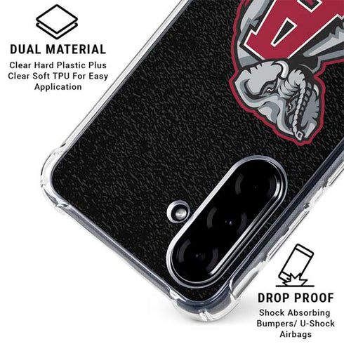 University of Alabama Mascot Galaxy A36 5G Clear Case