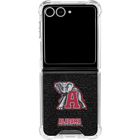 University of Alabama Mascot Galaxy Z Flip7 Clear Case