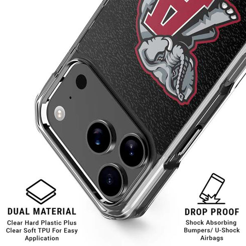 University of Alabama Mascot iPhone 17 Pro Max Clear Case