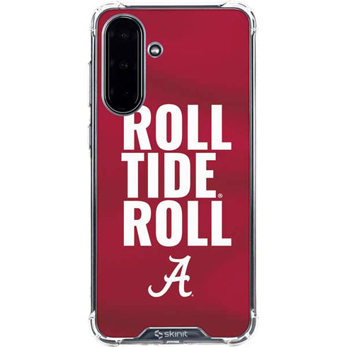 University of Alabama Roll Tide Roll Galaxy A36 5G Clear Case