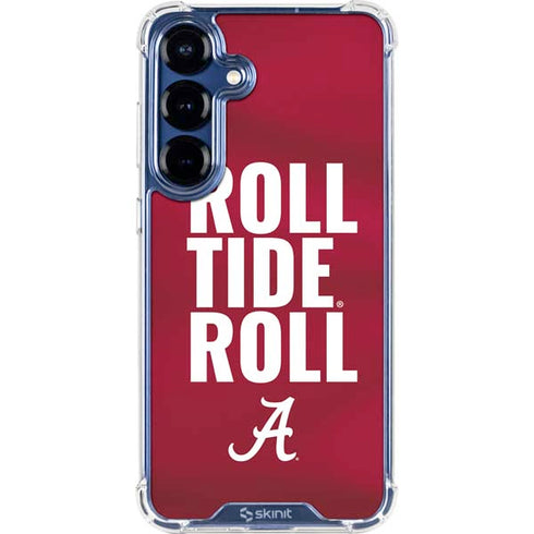 University of Alabama Roll Tide Roll Galaxy S25 FE Clear Case