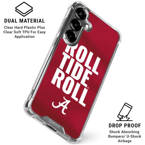 University of Alabama Roll Tide Roll Galaxy S26 Clear Case