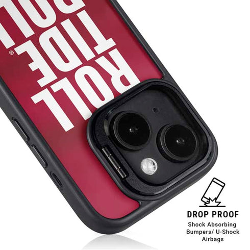 University of Alabama Roll Tide Roll iPhone 14 Kickstand Case