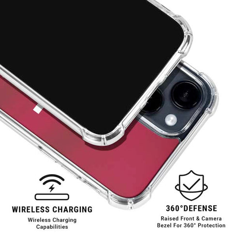 University of Alabama Roll Tide Roll iPhone 15 Clear Case