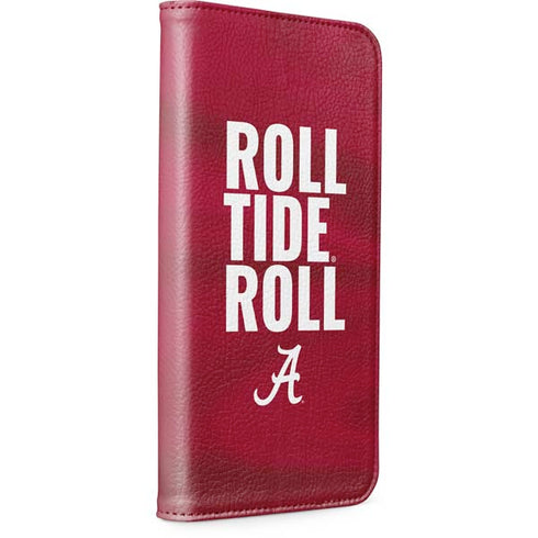 University of Alabama Roll Tide Roll iPhone 15 Folio Case