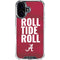 University of Alabama Roll Tide Roll iPhone 16 Plus Clear Case