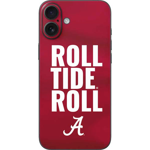 University of Alabama Roll Tide Roll iPhone 16 Plus Skin