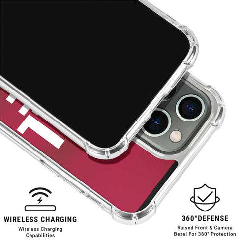 University of Alabama Roll Tide Roll iPhone 16 Pro Clear Case