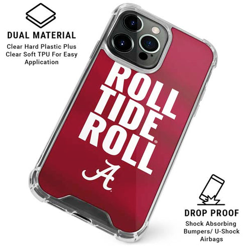 University of Alabama Roll Tide Roll iPhone 16 Pro Max Clear Case