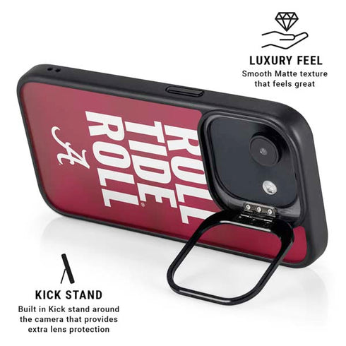 University of Alabama Roll Tide Roll iPhone 16e Kickstand Case