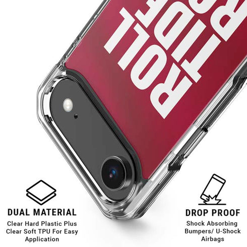University of Alabama Roll Tide Roll iPhone 17 Air Clear Case