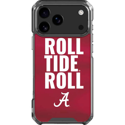 University of Alabama Roll Tide Roll iPhone 17 Pro Max Clear Case