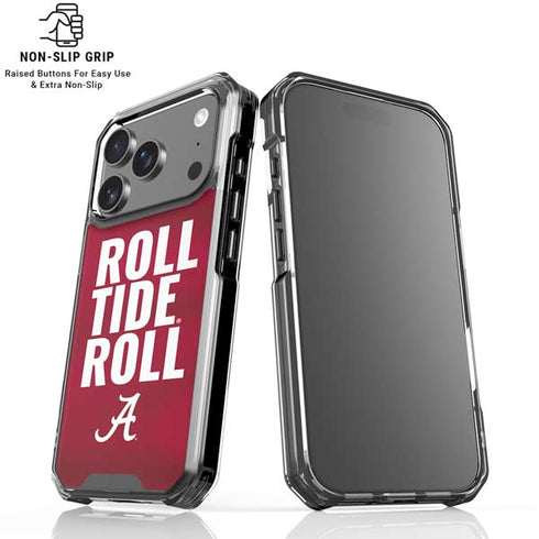University of Alabama Roll Tide Roll iPhone 17 Pro Max Clear Case