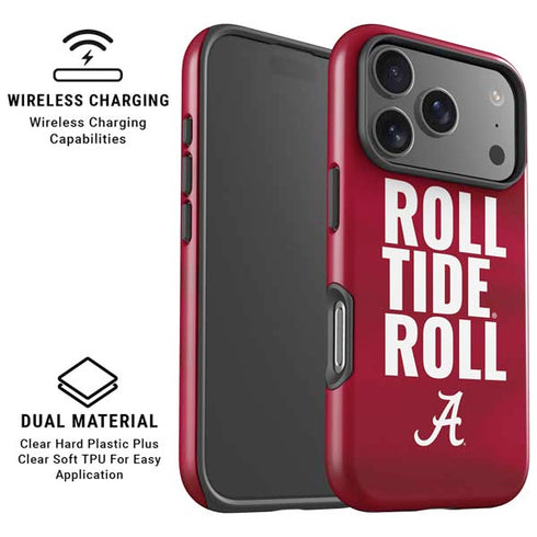 University of Alabama Roll Tide Roll iPhone 17 Pro Max Magsafe Impact Case