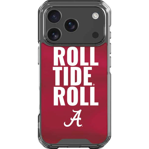 University of Alabama Roll Tide Roll iPhone 18 Pro Clear Case