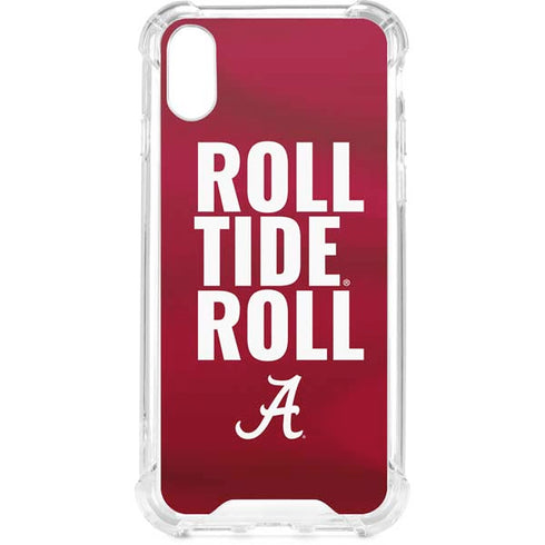 University of Alabama Roll Tide Roll iPhone XS Clear Case