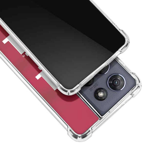 University of Alabama Roll Tide Roll Moto G Play 5G (2025) Clear Case
