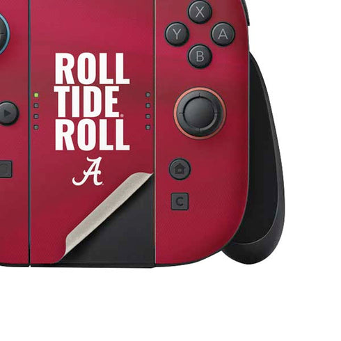 University of Alabama Roll Tide Roll Nintendo Switch 2 (2025) Joy-Con Controller Skin