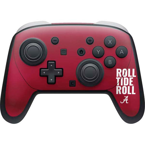 University of Alabama Roll Tide Roll Nintendo Switch 2 (2025) Pro Controller Skin