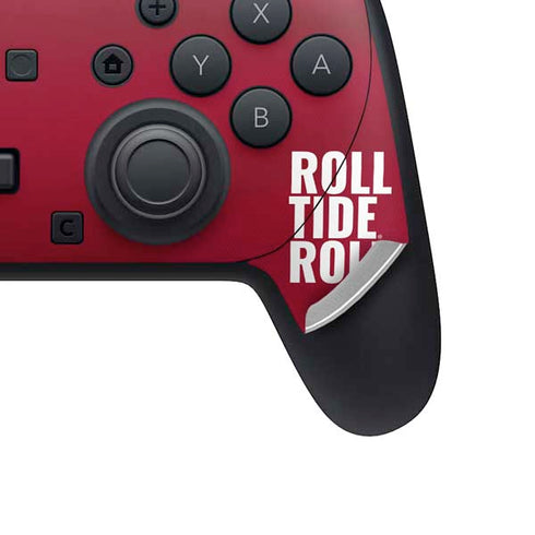 University of Alabama Roll Tide Roll Nintendo Switch 2 (2025) Pro Controller Skin
