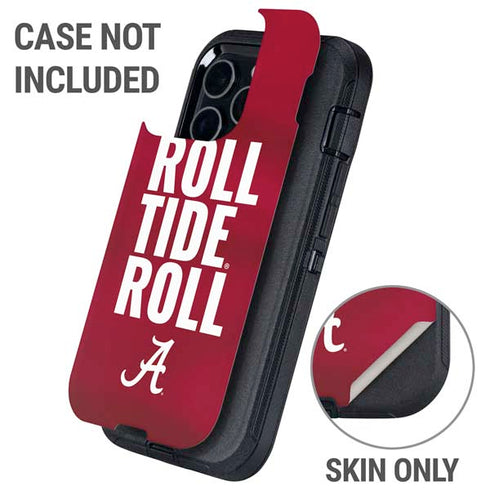 University of Alabama Roll Tide Roll Otterbox Defender iPhone Skin