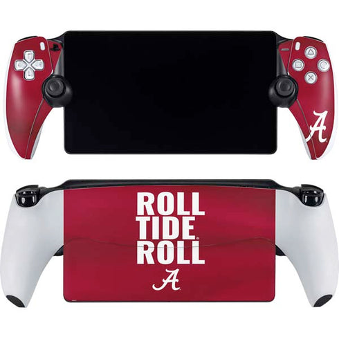 University of Alabama Roll Tide Roll PlayStation Portal Remote Player Skin
