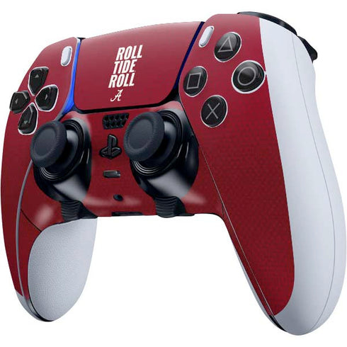 University of Alabama Roll Tide Roll PS5 DualSense Edge Pro Controller Skin