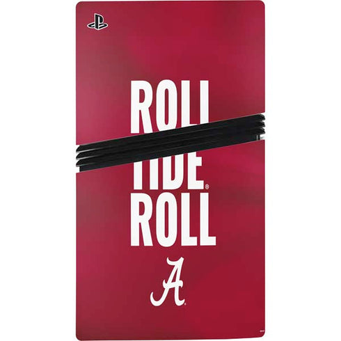 University of Alabama Roll Tide Roll PS5 Pro Bundle Skin