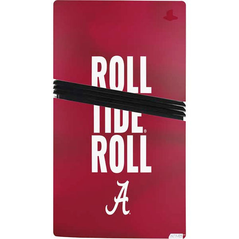 University of Alabama Roll Tide Roll PS5 Pro Console Skin
