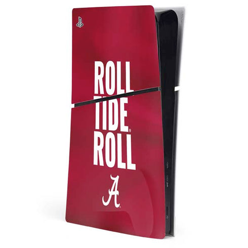University of Alabama Roll Tide Roll PS5 Slim Digital Edition Console Skin