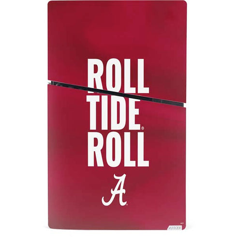 University of Alabama Roll Tide Roll PS5 Slim Digital Edition Console Skin