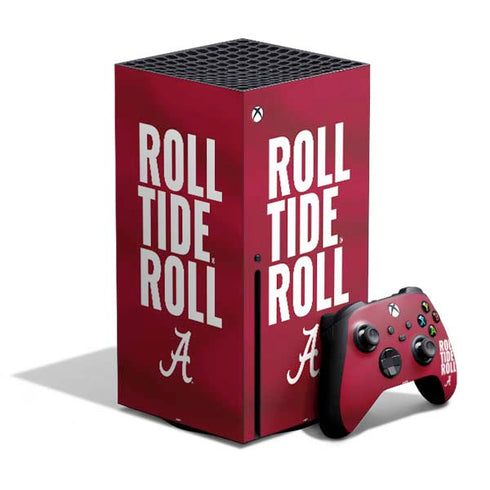 University of Alabama Roll Tide Roll Xbox Series X Bundle Skin