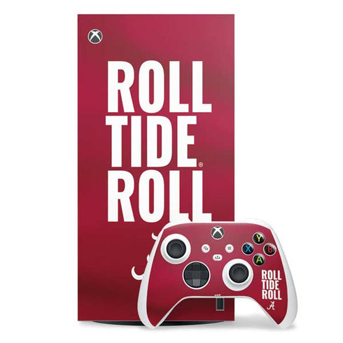University of Alabama Roll Tide Roll Xbox Series X Skins